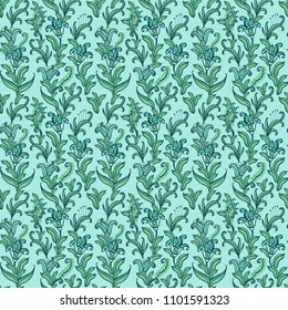 Mint Green Seamless Vector Pattern Woven Stock Vector (Royalty Free ...