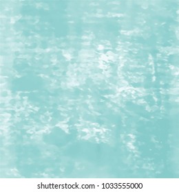 mint green watercolor marble stone structure pattern with white gaps, vector illustration