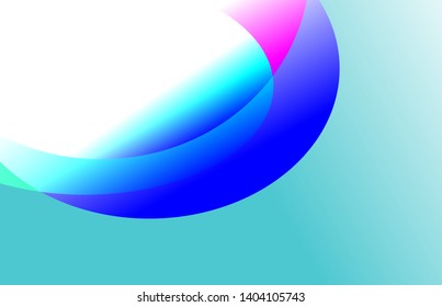 Mint green White Blue vector blurred bright template. Colorful abstract illustration with gradient. The best blurred design for your business