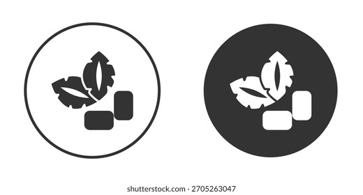 Icono de goma de menta. Perfecto para interfaces de Web y App, presentaciones, infografías