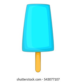 Mint ice cream icon. Cartoon illustration of mint ice cream vector icon for web design