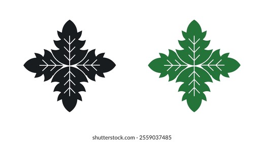 Mint icons in black and colored version