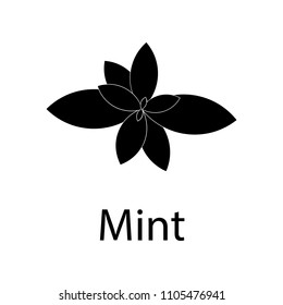 mint illustration. Element of plant icon for mobile concept and web apps. Detailed mint illustration can be used for web and mobile on white background