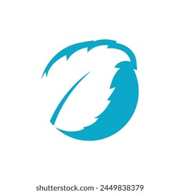 Mint leaf logo vector template symbol design