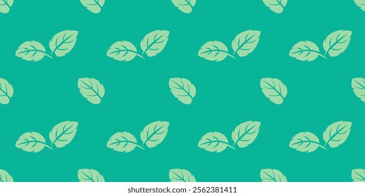  mint leaf  pattern wallpaper.  mint leaf  symbol vector.