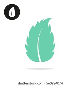 Mint Leaf Vector Icon