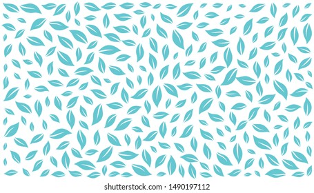 Leaves Pattern Endless Background Vector Stock Vector (Royalty Free ...