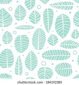 mint leaves on white vector background