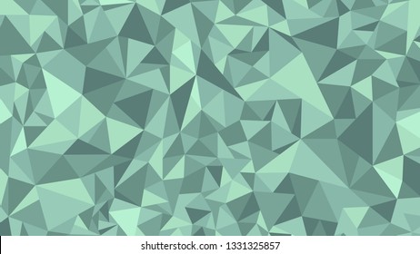 Mint polygonal mosaic background, design templates triangle bright background. Triangular low poly. Vector polygonal illustration.