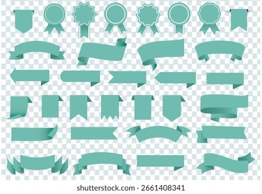 Cinta De Menta Aislada Y Fondo Blanco Con Malla De Gradiente, Ilustración vectorial