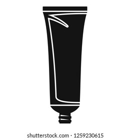Mint toothpaste icon. Simple illustration of mint toothpaste vector icon for web design isolated on white background