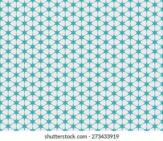 Mint and white seamless circular pattern vector
