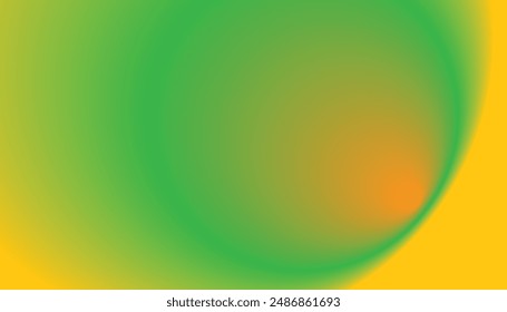 Mint, yellow color combination gradient background design.