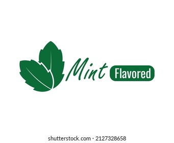 mint-flavored icon, logo vector illustration