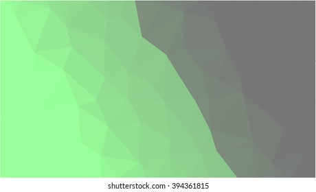 Minty and charcoal color low poly background