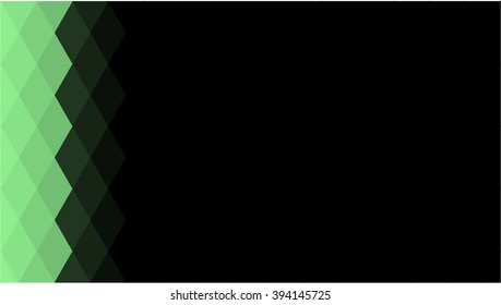 Minty color polygonal background with black space for business text (Diamond style)