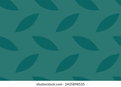 Hojas verdes minty patrón de vector sin fisuras para diseño y decoración. 