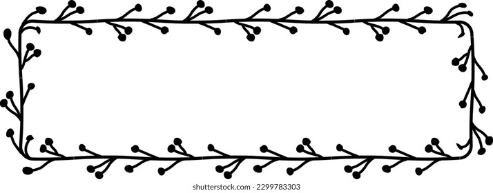 Minus Frame Flower frame leaf wreath Frame picture vector photo frame floral border Black decoration romantic winner award congratulations wedding anniversary birthday new year newborn Christmas