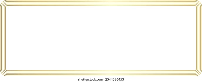 Minus Frames Rectangle Border Layout gold frames Picture Frame luxury golden frame gold picture  golden border vector framework banner Gilded Frame Ornate decoration decorative element template