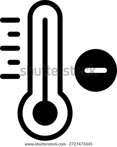 minus glyph icon illustration vector
