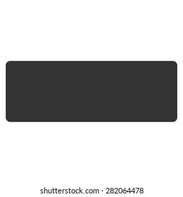 Minus icon from Basic Plain Icon Set. Vector images have gray colors, rounded angles, and placed on a white background.