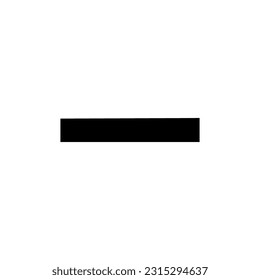 Minus Icon. Decrease, Less Symbol.
