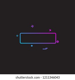 Minus icon design vector 