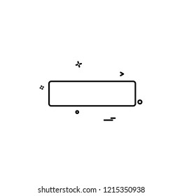 Minus icon design vector 