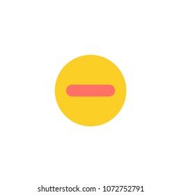 Minus icon illustration vector symbol