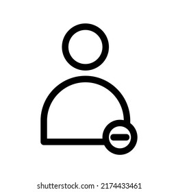 minus icon or logo isolated sign symbol vector illustration - high quality black style vector icons
