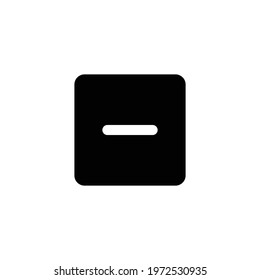 minus icon, negative icon vector sign symbol