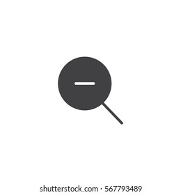 minus icon. sign design