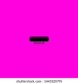 minus icon sign signifier vector