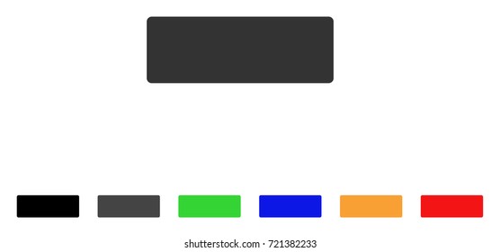 Minus icon. Vector illustration style is a flat iconic minus symbol with black, grey, green, blue, yellow color versions. Designed for web and software interfaces.