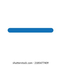Menos imagen vectorial de icono. También se puede utilizar para botones de medios. Adecuado para aplicaciones móviles, aplicaciones web y medios impresos.