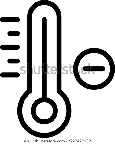 minus line icon illustration vector