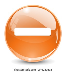 minus mark sign  icon