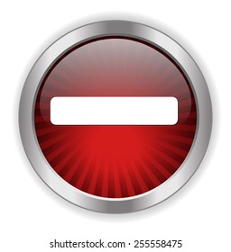 minus mark sign  icon