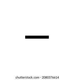 minus pixel perfect icon design. Flat style design isolated on white background. Vector illustration