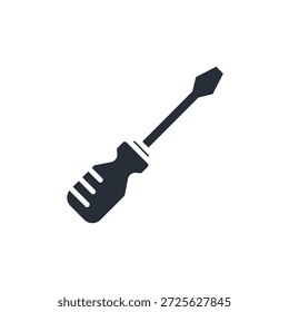 ícone de chave de fenda com sinal de menos. vetor.Sinal editável de estilo traço.linear para uso com design da web, ilustração logo.Symbol.