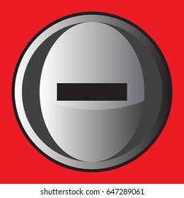 minus sign button color
