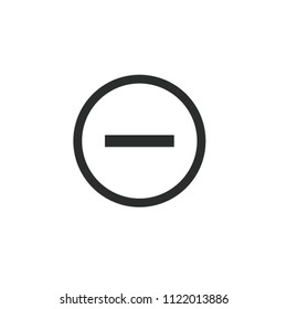 Minus Sign Icon