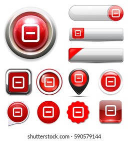 minus sign icon