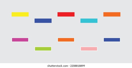Minus sign, illustration, vector on white background.