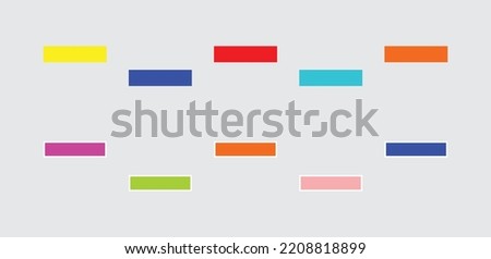Minus sign, illustration, vector on white background.