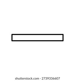 Minus sign simple vector icon.