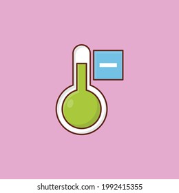 minus vector flat colour icon