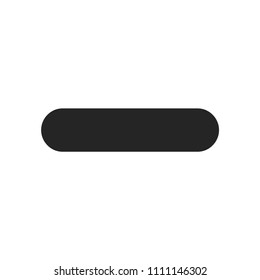 Minus vector icon