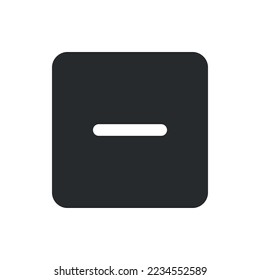 Minus-Vektorsymbol, minus Illustration