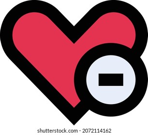 Minus Vector Illustration Isolated On Transparent Stock Vector (Royalty ...